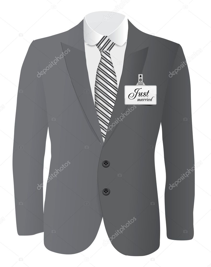 Suit for wedding conept