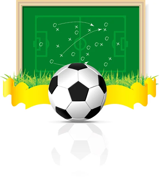 Vector soccer ball — Stock Vector