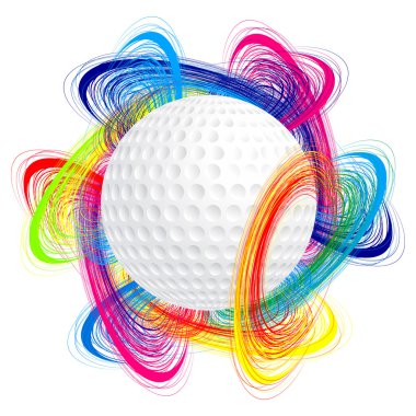 Golf ball clipart