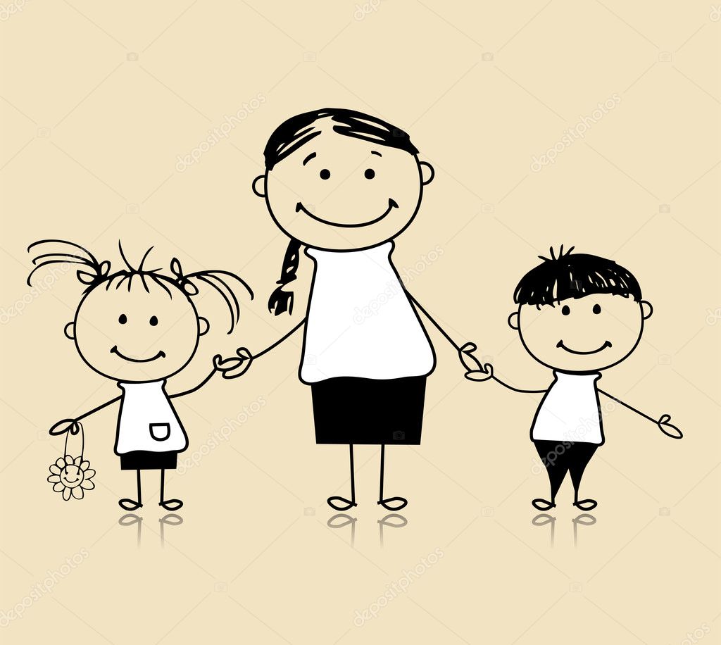 Learn 2 Draw a JOINT FAMILY - Grandparents Parents Children - Cute & Very Easy  FAMILY Drawing - YouTube