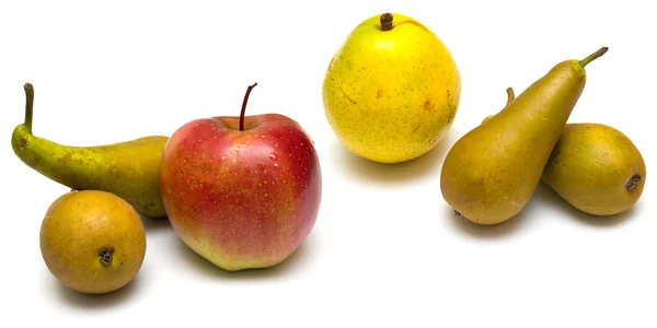 Gruszki i jabłka — Zdjęcie stockowe