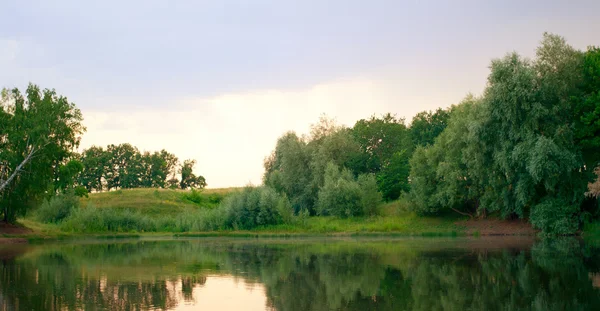 Evening on the lake — Stock Photo, Image