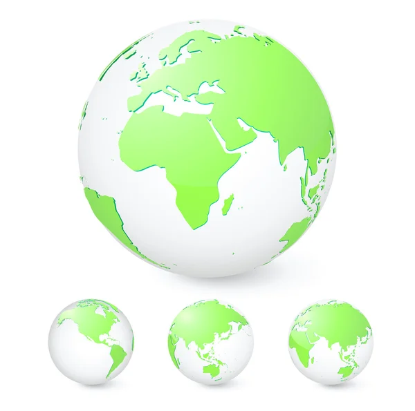 Green globes — Stock Photo, Image