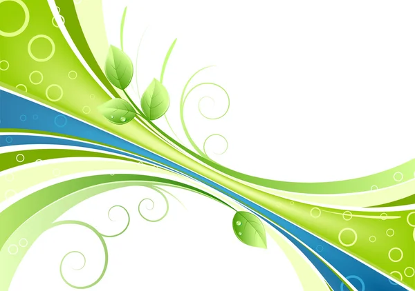 Green abstract background — Stock Photo, Image