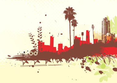 Urban background clipart