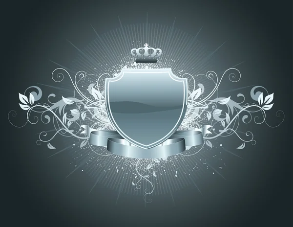 Heraldic shield — Stock Photo, Image