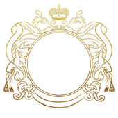 Luxury heraldic frame