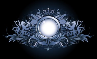 Heraldic frame clipart