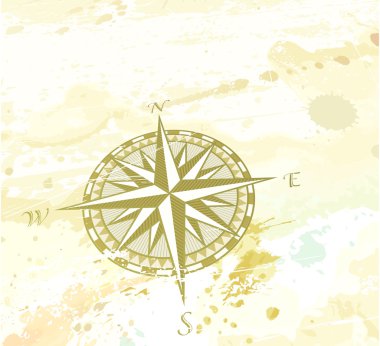 Compass windrose clipart