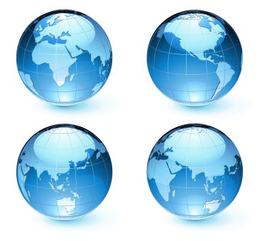 Earth Globes clipart