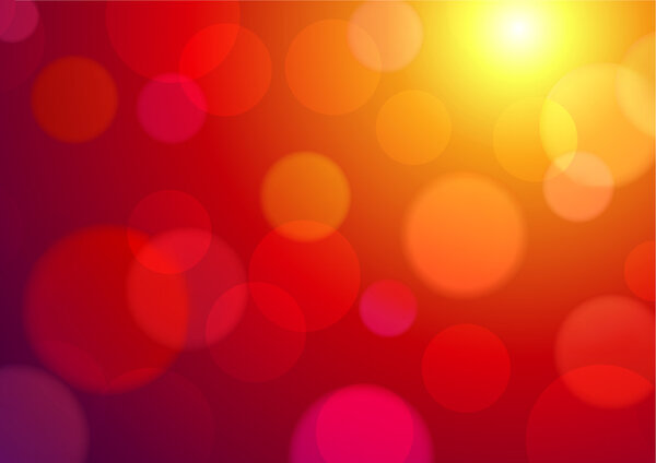 Illustration of red abstract glowing background
