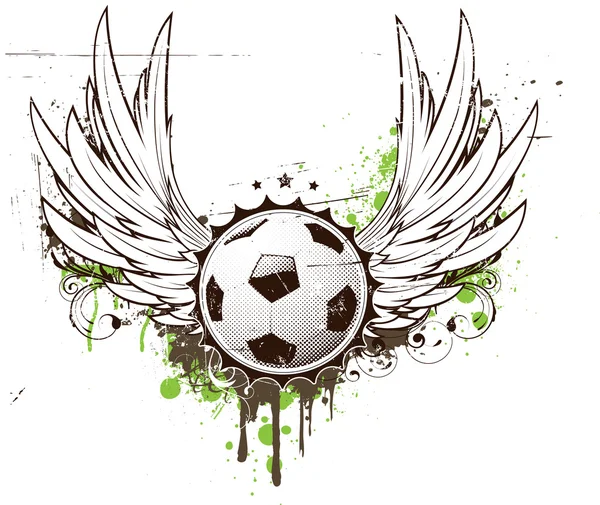Football insignia — Stock Photo, Image