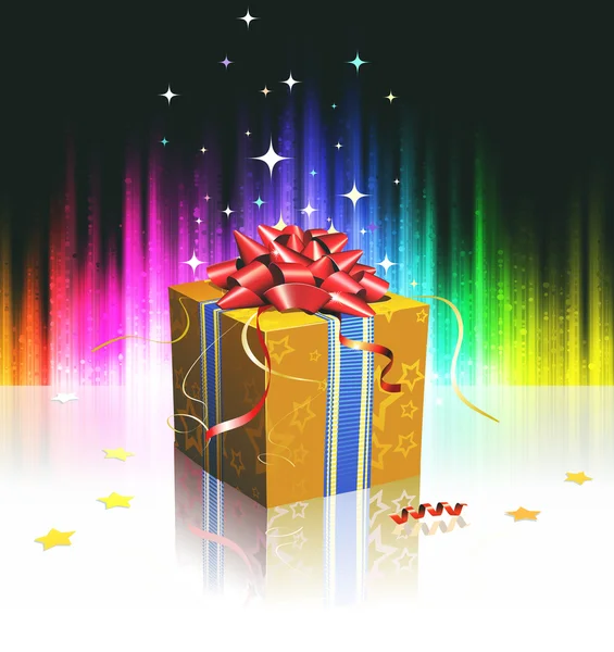 Cool gift box — Stock Photo, Image