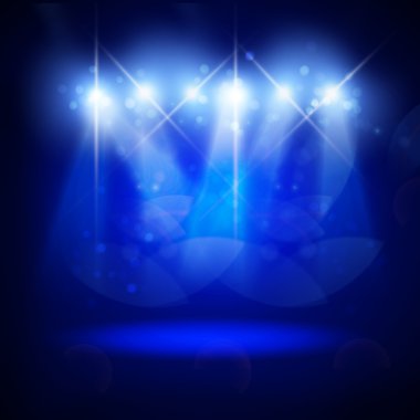 Abstract image of concert lighting clipart