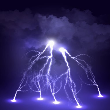 Image of lightning clipart