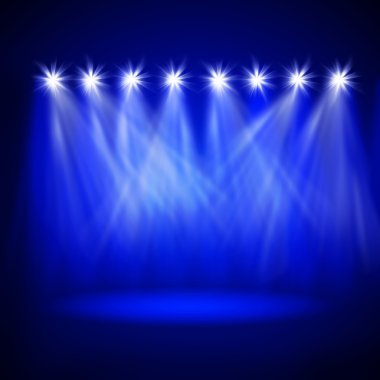 Abstract image of concert lighting clipart