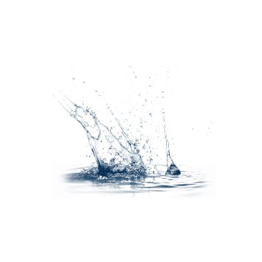 Abstract splashes of water clipart