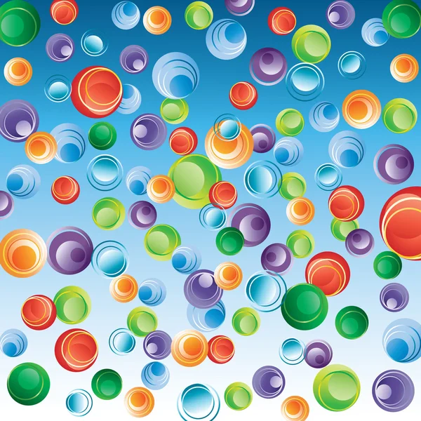 Fondo abstracto con burbujas. — Archivo Imágenes Vectoriales