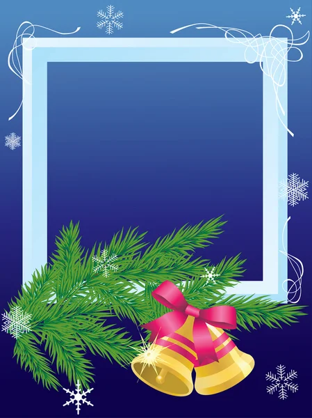 Christmas frame. — Stock Vector