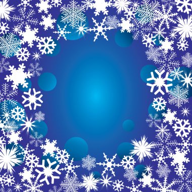 The Winter frame. clipart