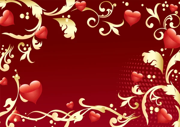 Contexte Valentine — Image vectorielle