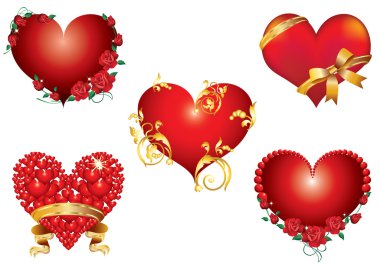 Abstraction of the heart. clipart