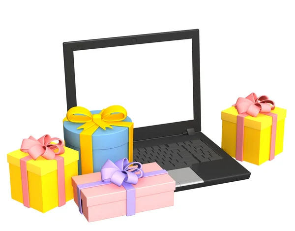 Virtual gifts — Stock Photo, Image