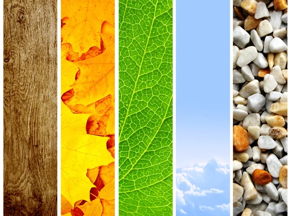 Naturen banners — Stockfoto