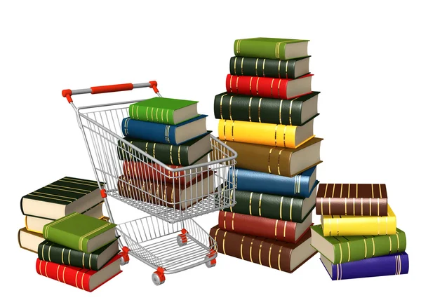 stock image Buying of books