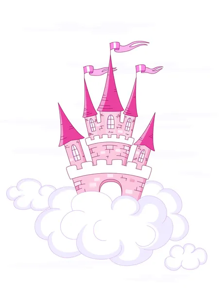 stock vector Vector fantasy castle