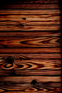 Texture - old wooden boards of brown color clipart