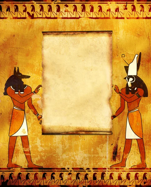 Anubi e Horus — Foto Stock