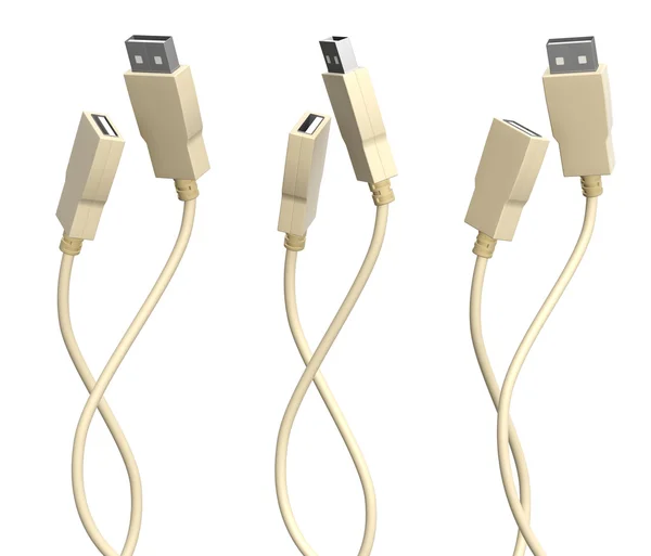 USB cables — Stock Photo, Image