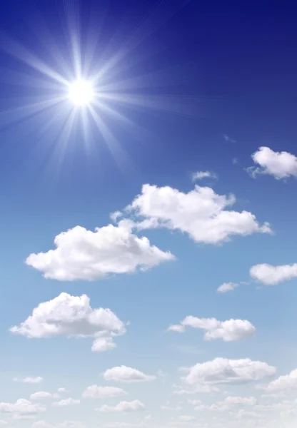 태양 과 구름 — 스톡 사진