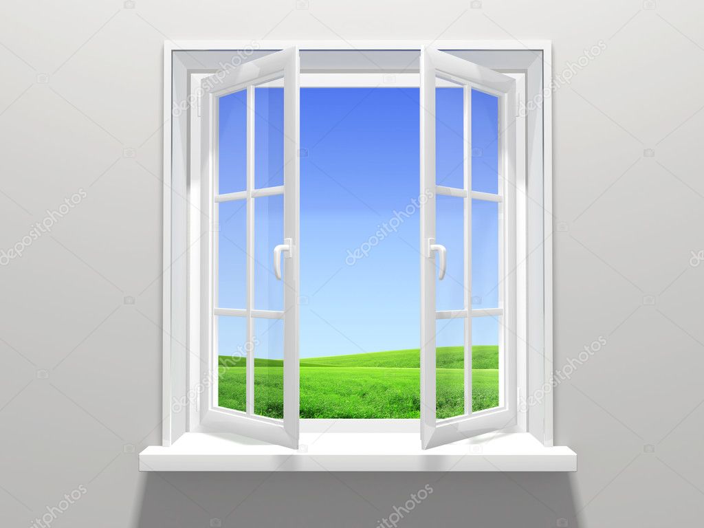 Open window