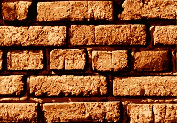 Mur vectoriel en briques — Image vectorielle