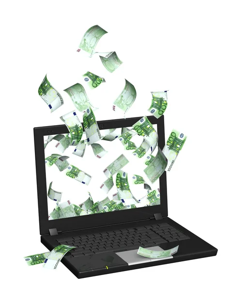 Earnings in the Internet — Stock Photo, Image