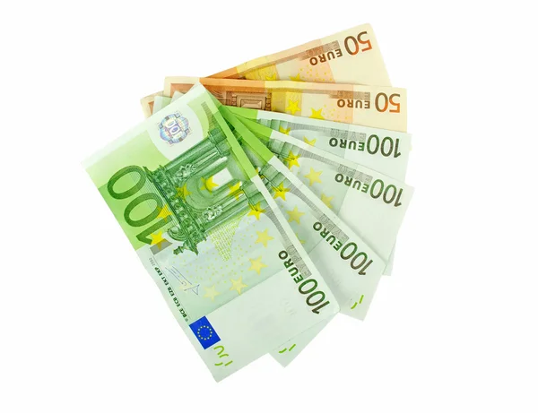 Hundred Fifty Euro Isolated White Surface — Stock Photo, Image
