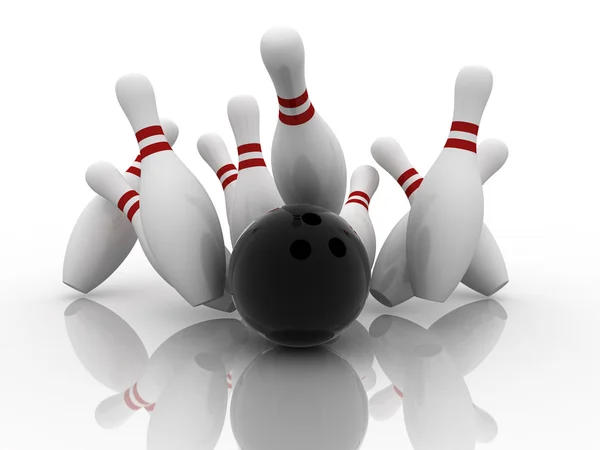 Sciopero bowling — Foto Stock