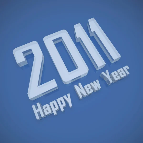 Szczęśliwego nowego roku 2011 — Zdjęcie stockowe