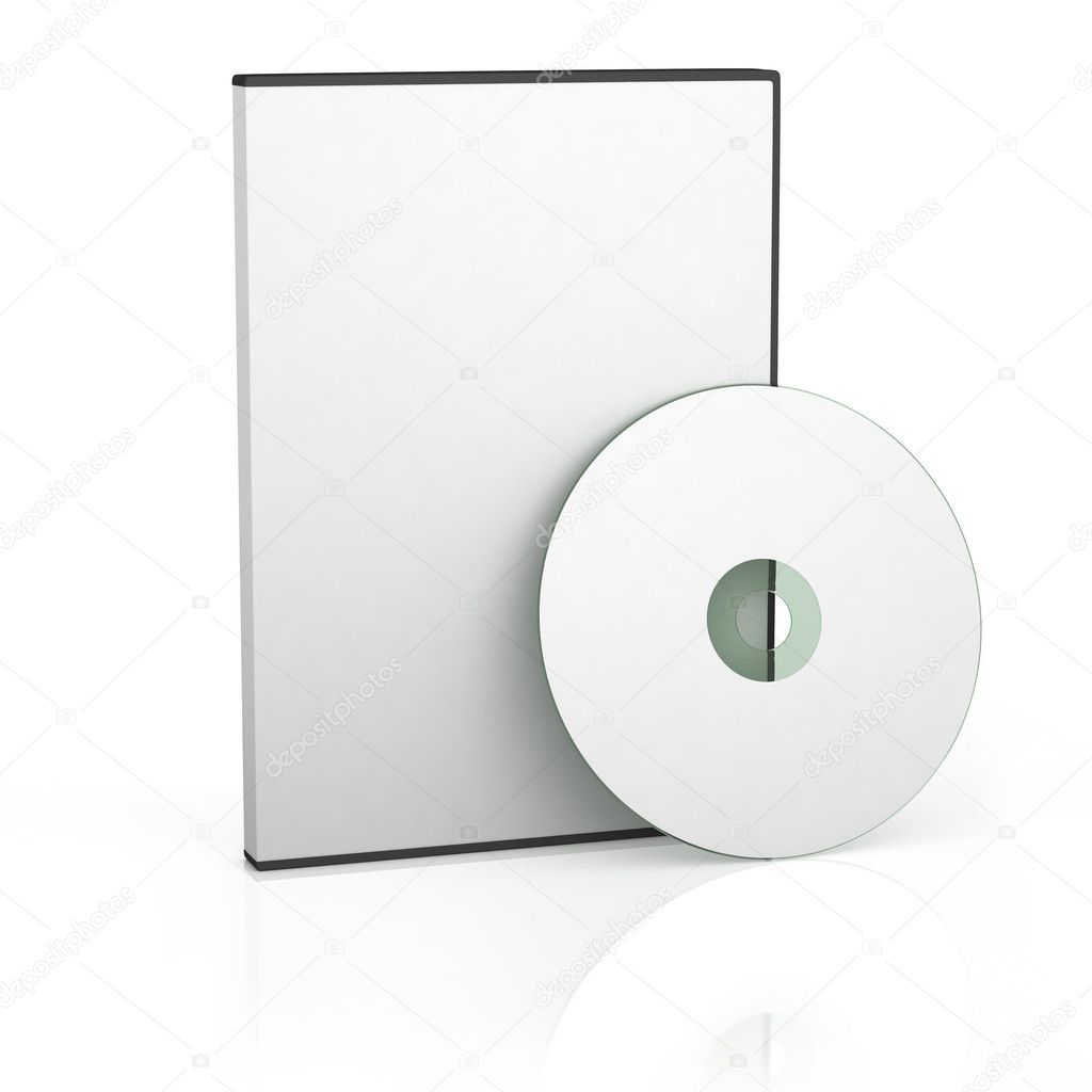 Blank DVD case — Stock Photo © Shenki 4172650