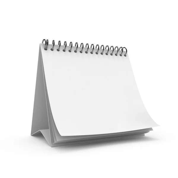 空白のデスクトップカレンダー — ストック写真