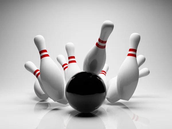Bowling strejk — Stockfoto