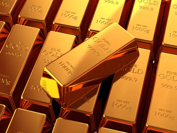 Gold Bullion — Stock Photo, Image