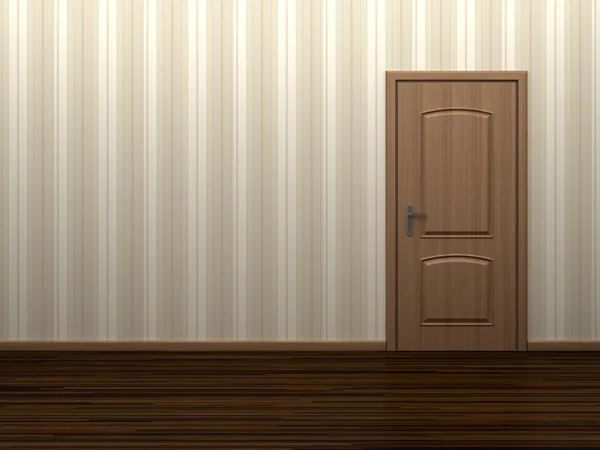 Empty room with door — Stock Photo, Image