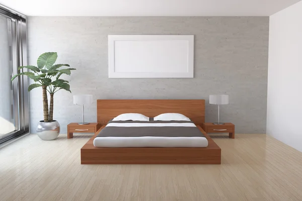 현대식 침실 — 스톡 사진