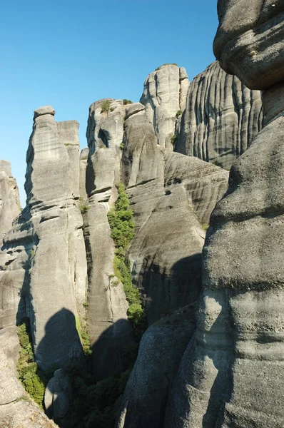 米特奥拉岩石，希腊，著名的其不寻常的岩石 — 图库照片