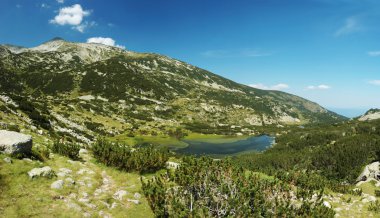 Panorama of Pirin National Park, bulgarian unesco heritage, moun clipart