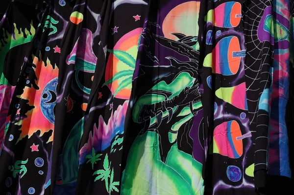 Kolorowe ubrania kwasu batic — Zdjęcie stockowe