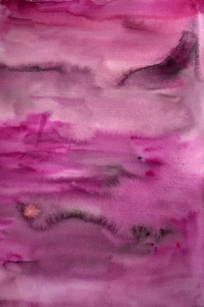 Akwarela różowy ręcznie malowane sztuka tło do scrapbookingu — Zdjęcie stockowe